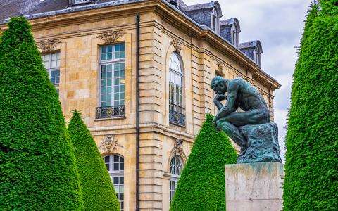 Exposition Samakh Musee Rodin , pierres et sons au jardin